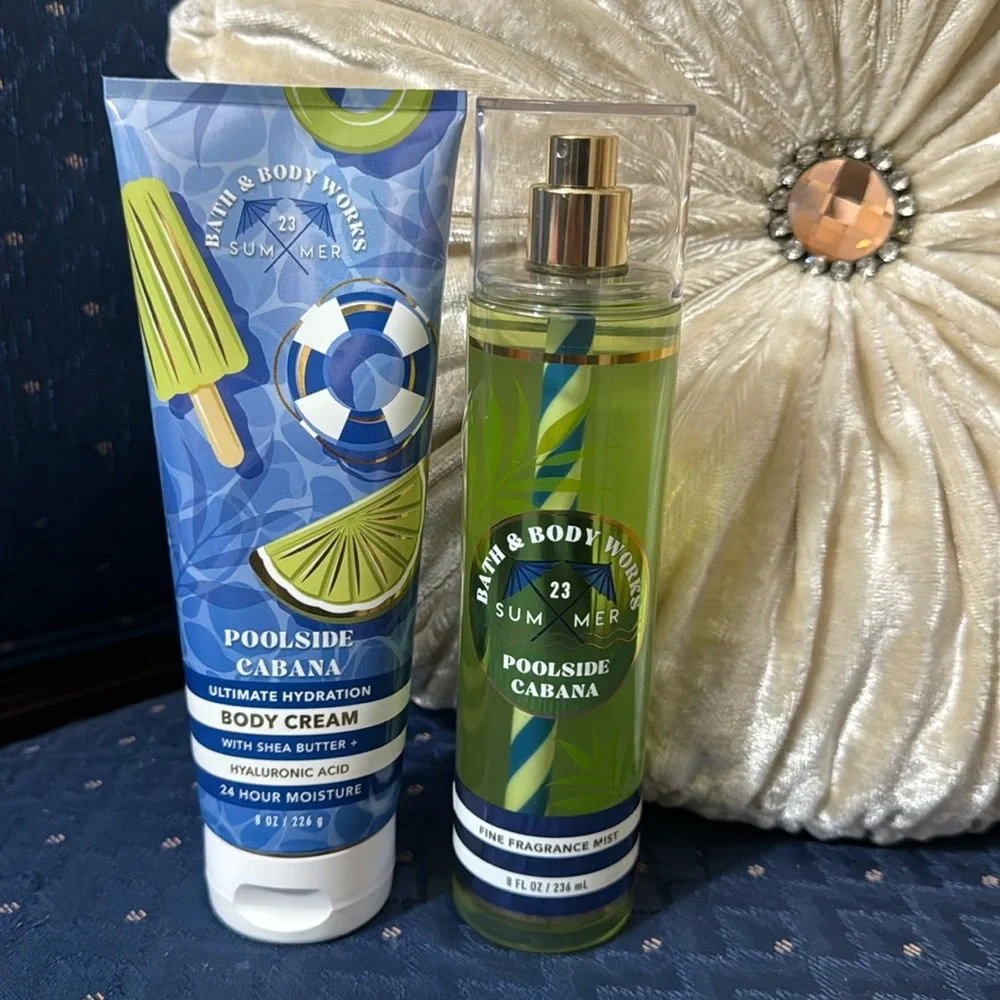 BATH & BODY WORKS SET. . . POOL SIDE CABANA SCENT - Picture 1 of 4